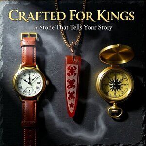 Extra Long & Slender Agate Necklace! Frosted Surface Design - Sleek + Minimalist